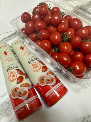 레드닥터  대추방울토마토 + 매콤새콤달콤 레드닥터 토마토 소스 — 5점을 준 리뷰어가 2022년 12월 올린 사용 사진