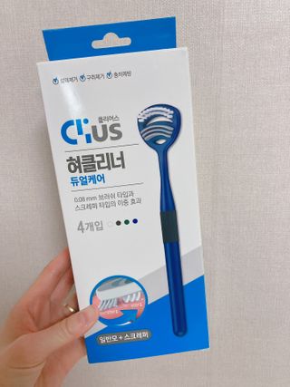 크리오 클리어스 혀백태제거 구취관리 혀클리너 — 5점을 준 리뷰어가 2021년 3월 올린 사용 사진