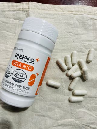 프리마인 성큼다가온 봄, 이너뷰티를 챙겨야 피부도 화사하게, 컨디션도 활기차게. 흡수율을 높인 고효율 비타민. — 5점을 준 리뷰어가 2023년 3월 올린 사용 사진