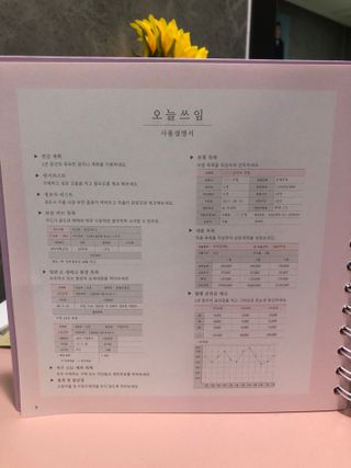 리훈 오늘쓰임 가계부 1년용 — 5점을 준 리뷰어가 2021년 6월 올린 사용 사진
