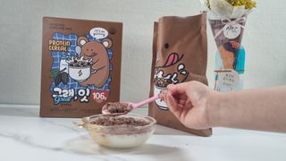 바디랩 체중조절용 프로틴시리얼 그래잇 — 5점을 준 리뷰어가 2022년 4월 올린 사용 사진