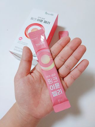 [인디닥터] 면역 생생 핑크 이뮨 젤리 — 4.5점을 준 리뷰어가 2022년 5월 올린 사용 사진