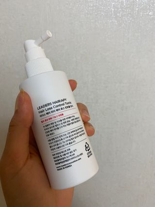 리더스코스메틱 리더스 헤어 라피 헤어 로스 컨트롤 토닉 — 4.5점을 준 리뷰어가 2021년 1월 올린 사용 사진