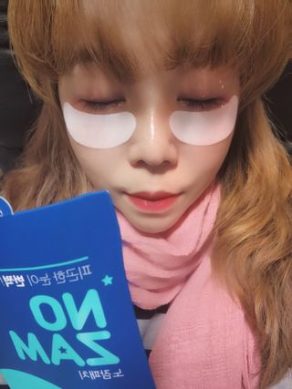 [풀리다 노잠패치] / 잠깨는 패치(졸음방지+눈가케어) 1팩(5회분) /공부할때, 운전할때, 골프, 눈 피로할때 — 5점을 준 리뷰어가 2022년 10월 올린 사용 사진