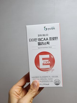 [인디닥터] 타이탄 BCAA 프로틴 젤리스틱 — 5점을 준 리뷰어가 2022년 5월 올린 사용 사진