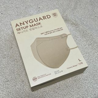 애니가드 셋업마스크 4컬러 각 10매입 [크리미베이지, 캐시미어로즈, 초콜렛브라운, 미드나잇네이비] — 5점을 준 리뷰어가 2022년 2월 올린 사용 사진