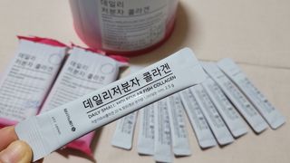 서울약사신협_데일리저분자콜라겐_2.5g x 100포 — 5점을 준 리뷰어가 2021년 5월 올린 사용 사진