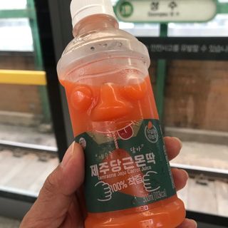 탐라원 제주의 맛, 몬딱주스 4종세트 - 한라봉몬딱주스, 천혜향몬딱주스, 청귤에이드, 당근몬딱주스 — 5점을 준 리뷰어가 2021년 8월 올린 사용 사진