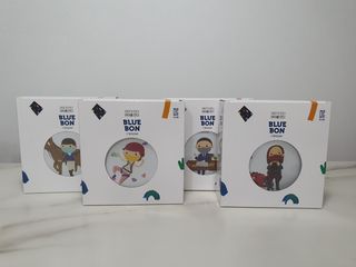 [블루 본 아이노우] 유아용 컬러마스크 40 PCS SET 2중 택 1 — 5점을 준 리뷰어가 2021년 4월 올린 사용 사진