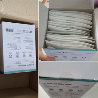 애니가드키즈 라이트 소형 5컬러 각 10매입 [크리미베이지, 코튼핑크, 블루레이크, 페일로즈, 민트그린] — 5점을 준 리뷰어가 2022년 6월 올린 사용 사진