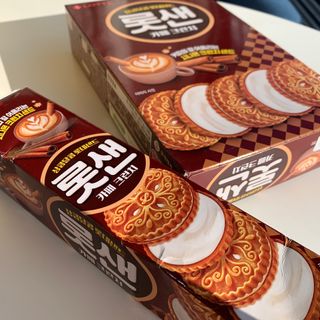 롯데제과 롯샌 카페크런치 — 5점을 준 리뷰어가 2021년 10월 올린 사용 사진