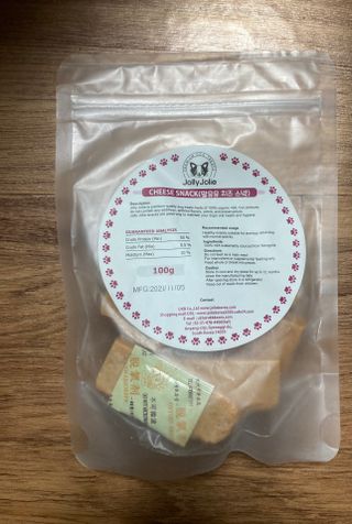 [졸리졸리] 애견 치즈스틱 (HORSE MILK CHEESE) — 리뷰어가 2023년 1월 올린 사용 사진