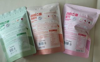 아비삭라이스볼 3종 /딸기,후르츠,단호박 — 4.5점을 준 리뷰어가 2021년 4월 올린 사용 사진