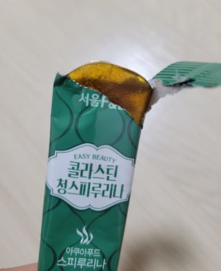 서울에프엔비 콜라스틴 3종 뷰티젤리스틱 45입 [ABC핏 15입 /  석류핏 15입 / 청스피루리나 15입] — 5점을 준 리뷰어가 2021년 9월 올린 사용 사진