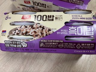 [구매평]양반 동원 양반 100밥 흑미밥, 130g, 12개 — 5점을 준 리뷰어가 2025년 4월 올린 사용 사진