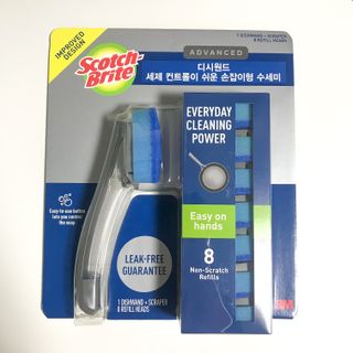3M 디쉬원드 손잡이형 수세미 클럽팩 1핸들+8리필 — 4점을 준 리뷰어가 2023년 7월 올린 사용 사진