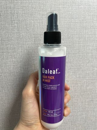 달리프 글램 헤어팩 인미스트 200ml — 4.5점을 준 리뷰어가 2021년 1월 올린 사용 사진