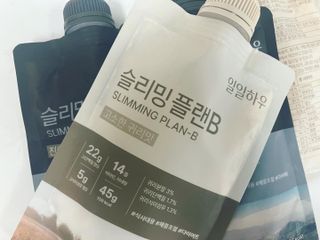 일일하우 슬리밍 플랜B 고소한 귀리맛, 진한 카카오맛 (체중조절식) — 5점을 준 리뷰어가 2023년 8월 올린 사용 사진