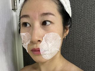 웰더마 프리미엄 콜라겐 하이드로 토너 패드 60매/1개 — 3점을 준 리뷰어가 2025년 7월 올린 사용 사진