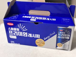한미사이언스 [한미] 스파클링 프리미엄 레시피 (카페인, 제로카페인 2종)각5개총10개제공 — 5점을 준 리뷰어가 2025년 1월 올린 사용 사진