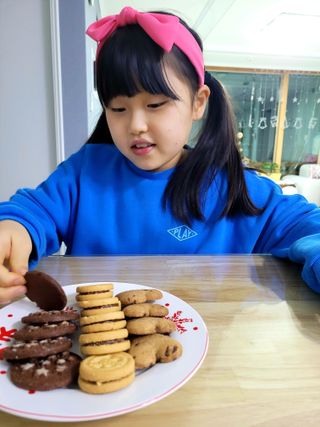 바릴라 몰리노비앙코 쿠키 3종_판디스텔라,쿠오리치니,바이오치 — 5점을 준 리뷰어가 2022년 1월 올린 사용 사진
