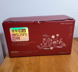광동생활건강 프리 [광동] 홍삼 배도라지진액 (102mL*30포) — 5점을 준 리뷰어가 2025년 5월 올린 사용 사진