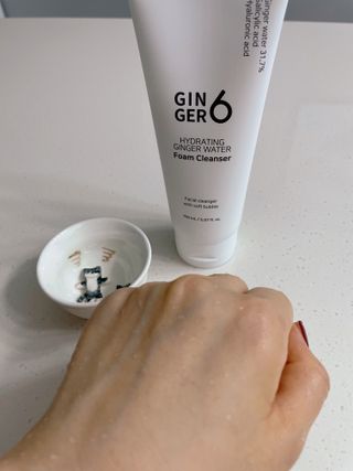 GINGER6 하이드레이팅 진저 워터 폼클렌징 — 5점을 준 리뷰어가 2021년 9월 올린 사용 사진