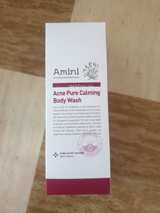 아미니 아크네 퓨어카밍 바디워시 500ml — 5점을 준 리뷰어가 2021년 7월 올린 사용 사진