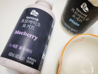 숲골 임실치즈마을 프로바이오 요거트 450ml 2개 — 5점을 준 리뷰어가 2021년 10월 올린 사용 사진