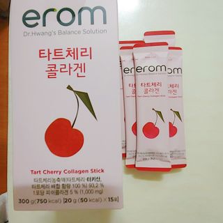 이롬 erom 타트체리 콜라겐 — 4점을 준 리뷰어가 2021년 3월 올린 사용 사진
