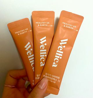 웰리카 다이어트 프로바이오틱스 — 4.5점을 준 리뷰어가 2020년 12월 올린 사용 사진
