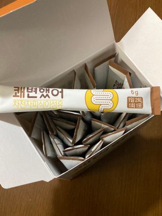 메이준뉴트리 쾌변했어 차전자피 식이섬유[30포/1박스] — 5점을 준 리뷰어가 2021년 4월 올린 사용 사진