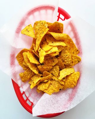 롯데제과 도리토스 양념치킨맛 — 5점을 준 리뷰어가 2021년 4월 올린 사용 사진