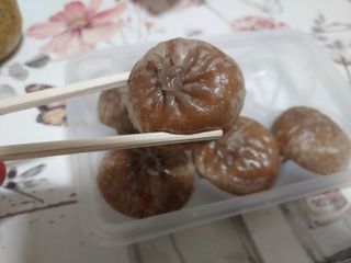 굽네몰 [굽네] 닭가슴살 만두 3종 9팩 — 5점을 준 리뷰어가 2021년 9월 올린 사용 사진
