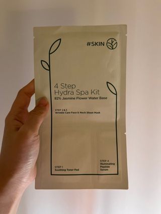 태그스킨 4스텝 주름개선 피부미백 영양 마스크팩 3개 세트(최신버전) — 5점을 준 리뷰어가 2022년 4월 올린 사용 사진