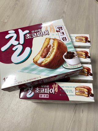 찰초코파이 앙크림 찰 초코파이 정 앙크림 — 4점을 준 리뷰어가 2020년 12월 올린 사용 사진
