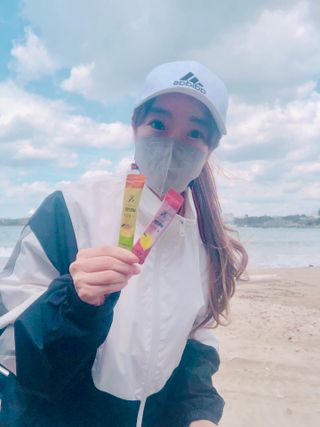 비타앤C 레몬맛, 망고맛 — 5점을 준 리뷰어가 2021년 5월 올린 사용 사진