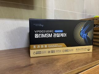 [브이푸드] 옵티MSM 관절케어 (70ml x30포) — 5점을 준 리뷰어가 2022년 7월 올린 사용 사진