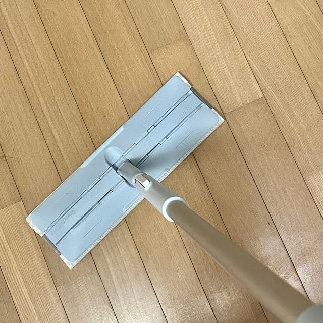 3M 스카치브라이트 파스텔블루 대형 밀대걸레 + 물걸레청소포 대형 30매 세트 리뷰 사진