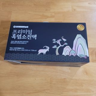 참앤들황토농원 국내산 흑염소를 정성스럽게 담은, 프리미엄 흑염소 진액 70ml x 30포 1박스 — 5점을 준 리뷰어가 2023년 1월 올린 사용 사진