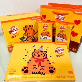 광동생활건강 [광동] 비타500데일리스틱  ★빼빼로데이★ 30포+70포+ 뚱랑이스티커+빼빼로+쇼핑백 — 5점을 준 리뷰어가 2022년 11월 올린 사용 사진