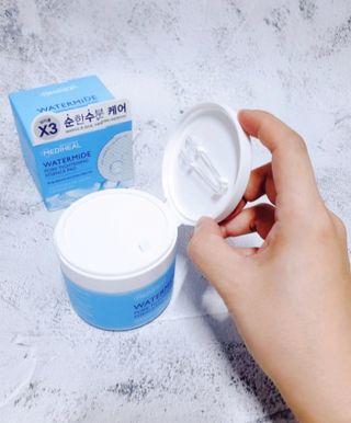 메디힐 워터마이드 포어 타이트닝 에센스 패드 — 5점을 준 리뷰어가 2021년 8월 올린 사용 사진