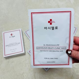 닥터마시멜로 마블러스 멀티 클리닉 마스크 — 5점을 준 리뷰어가 2021년 3월 올린 사용 사진