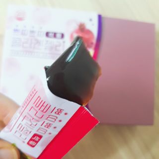 헬스업_쁘띠쁘띠석류콜라겐젤리_20g x 14포 — 5점을 준 리뷰어가 2021년 1월 올린 사용 사진