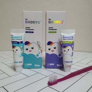닥터데디스 안심불소 튼튼치약(청포도, 민트 중 택 1) 60g + 여행용 미니 치약 15g — 5점을 준 리뷰어가 2022년 8월 올린 사용 사진