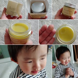 올리브 오일 스킨케어 컴퍼니 [OOSC] 순한 베이비 퓨어 수딩밤 오리지널 60g — 3점을 준 리뷰어가 2021년 5월 올린 사용 사진