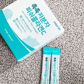 미스비 촉촉 저분자 피쉬콜라겐C — 5점을 준 리뷰어가 2021년 7월 올린 사용 사진