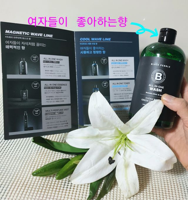 남성청결제 올인원 바디워시 클린 웨이브 리뷰 사진