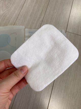 설랩수앤슈, 직접 만들어 쓰는 아기 물티슈 — 5점을 준 리뷰어가 2021년 8월 올린 사용 사진