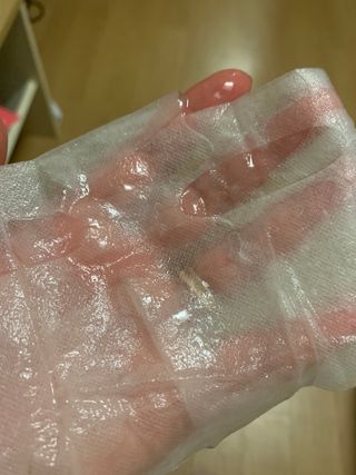 체르엠 그린 케비어 더블워터 마스크팩 5매입  2팩 — 5점을 준 리뷰어가 2021년 11월 올린 사용 사진